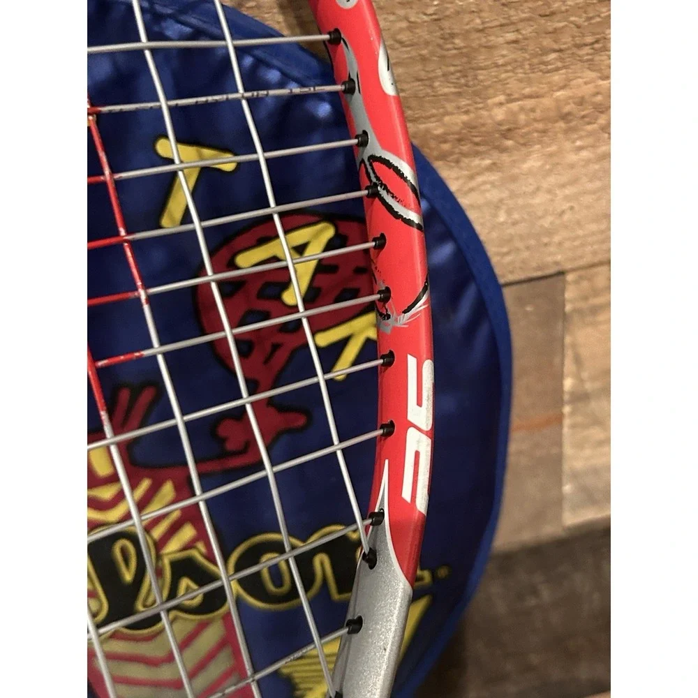 Wilson Rakattak‎ Tennis Racquet 3 7/8 Grip 25 Oversize With Cover Titanium